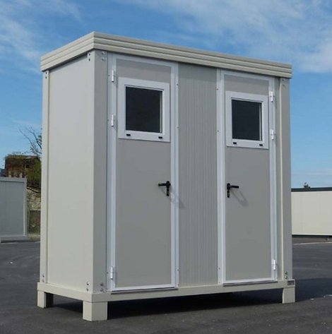 Neuer Sanitärcontainer SS1 mit 2 WCs und 2 Handwaschbecken